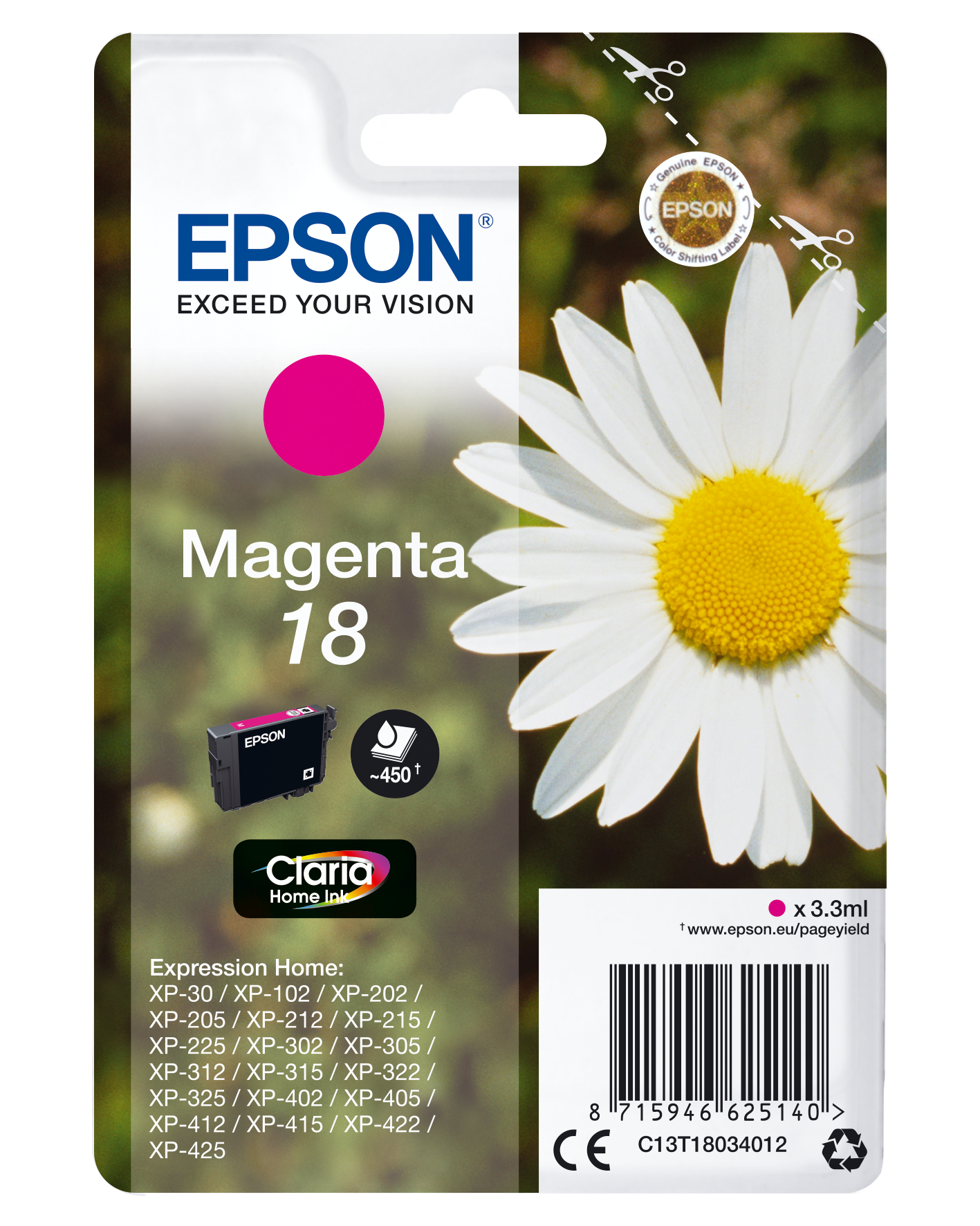 C13T18034012 Gänseblume magenta Druckerpatrone
