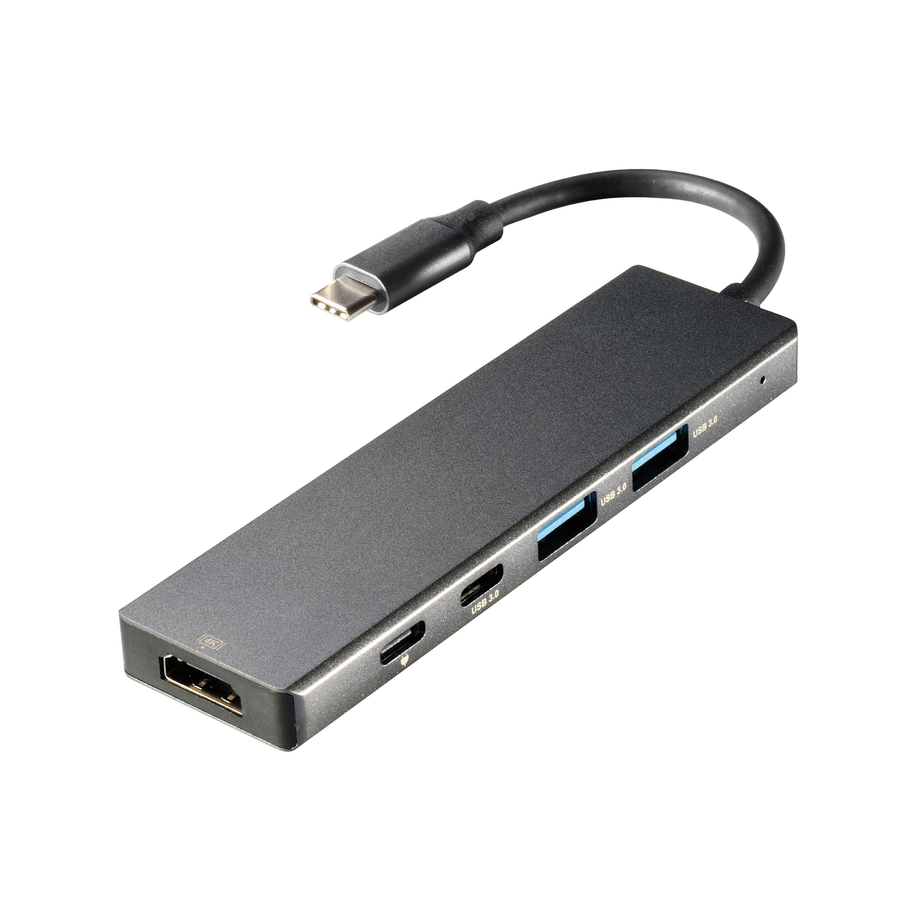 5in1 USB-C® Aluminium Multiport Hub (45963)