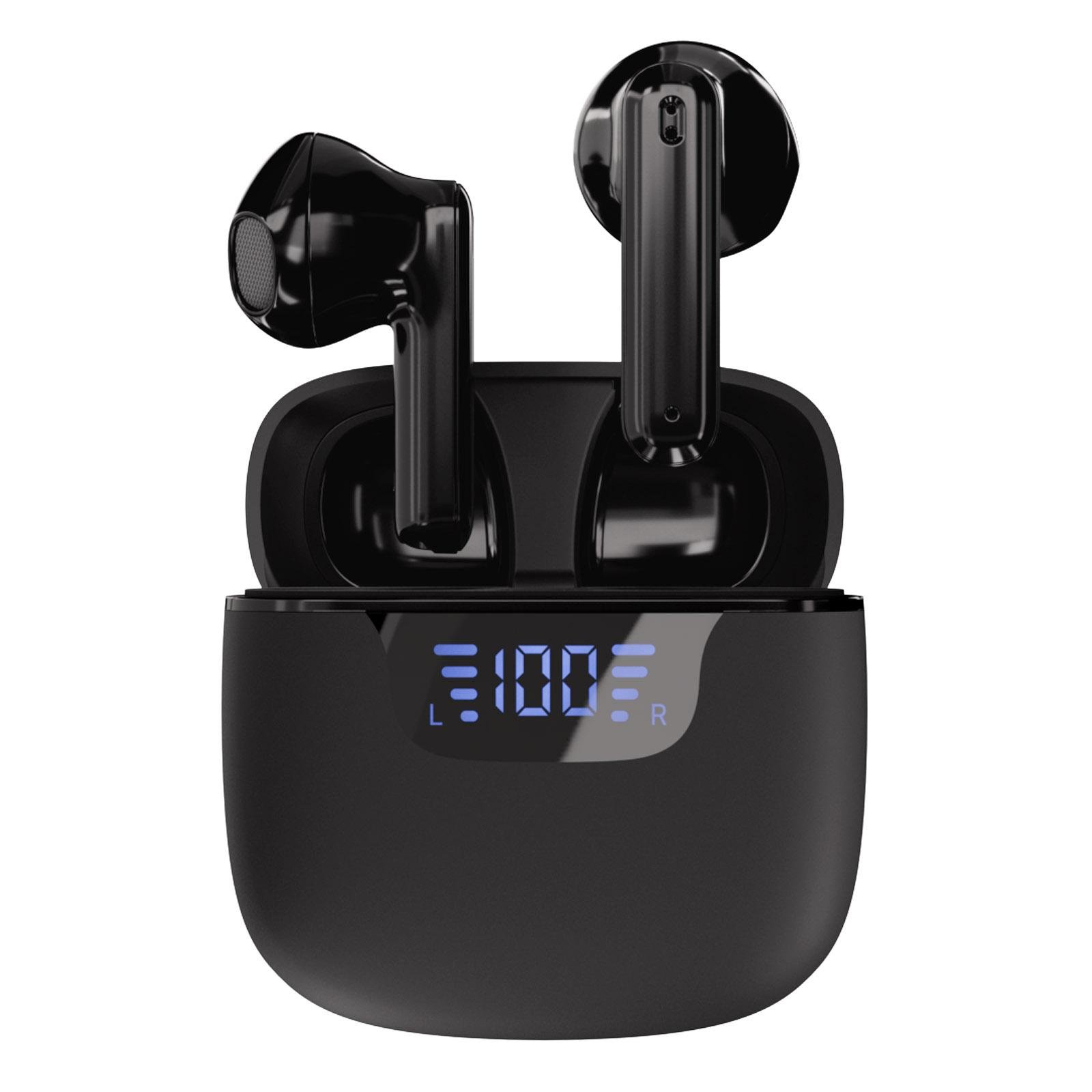 Bluetooth® Union Pair TWS Digital-Display Headset schwarz (63991) In-Ear Kopfhörer
