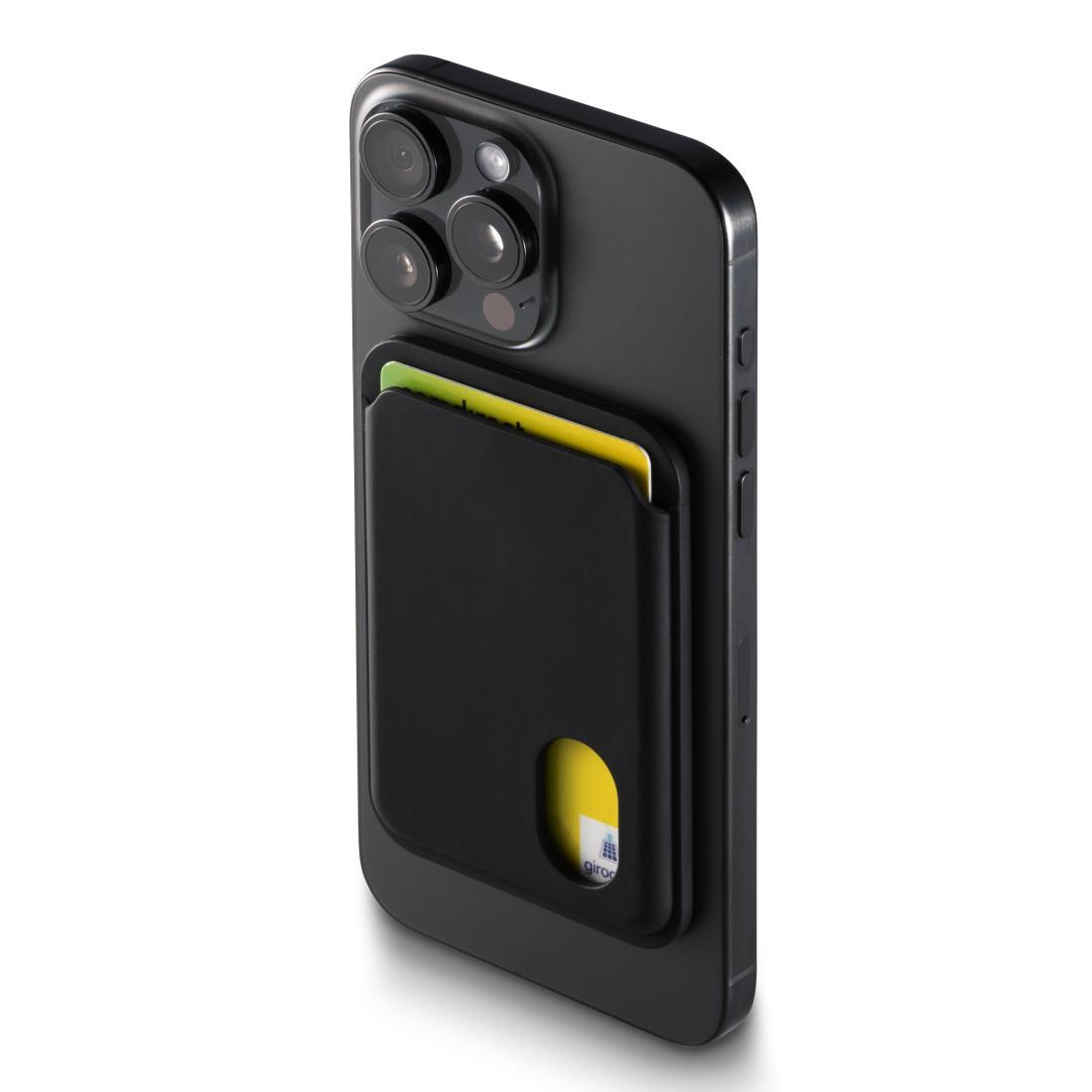 Kartenetui "Fantastic Feel" für iPhone 12/13/14/15/16, für MagSafe, Schwarz (00123773)