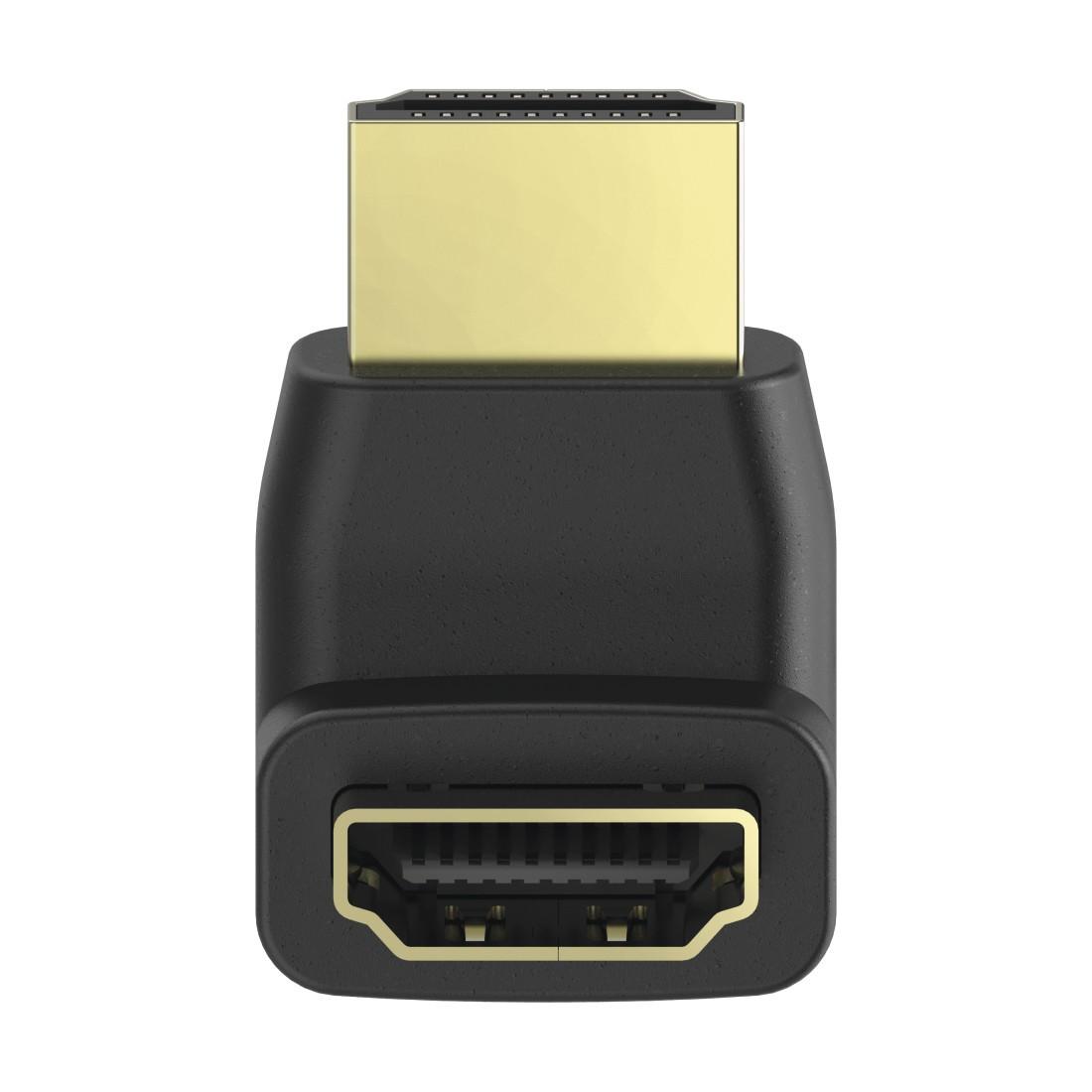 High Speed HDMI™-Winkeladapter, Stecker - Kupplung, 90° (00205164)