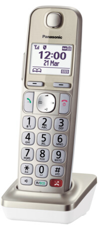 Mobilteil KX-TGEA25, champagner, (für KX-TGE250/260/262) Schnurloses-Telefon