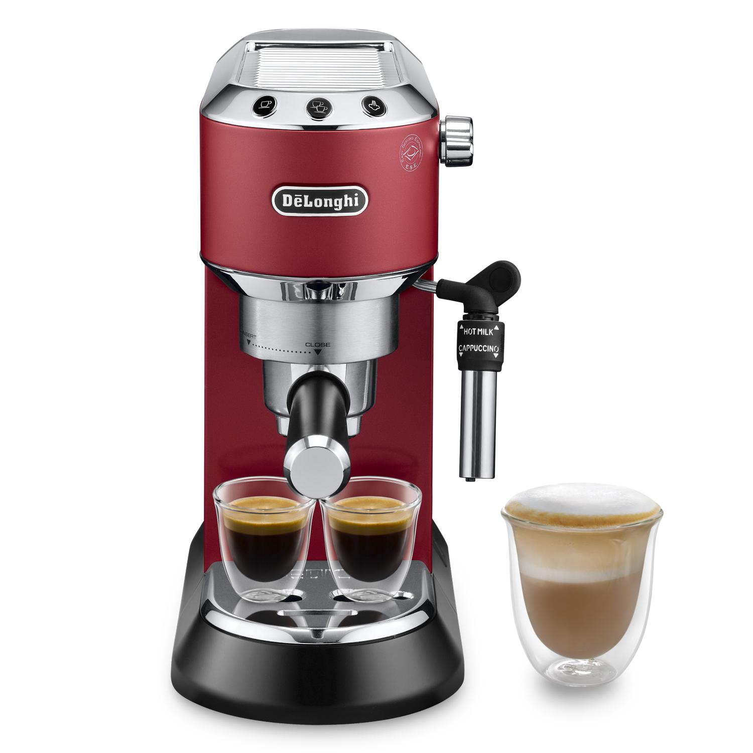Dedica Style EC 685 rot (EC 685.R) Siebträger-Espressomaschine