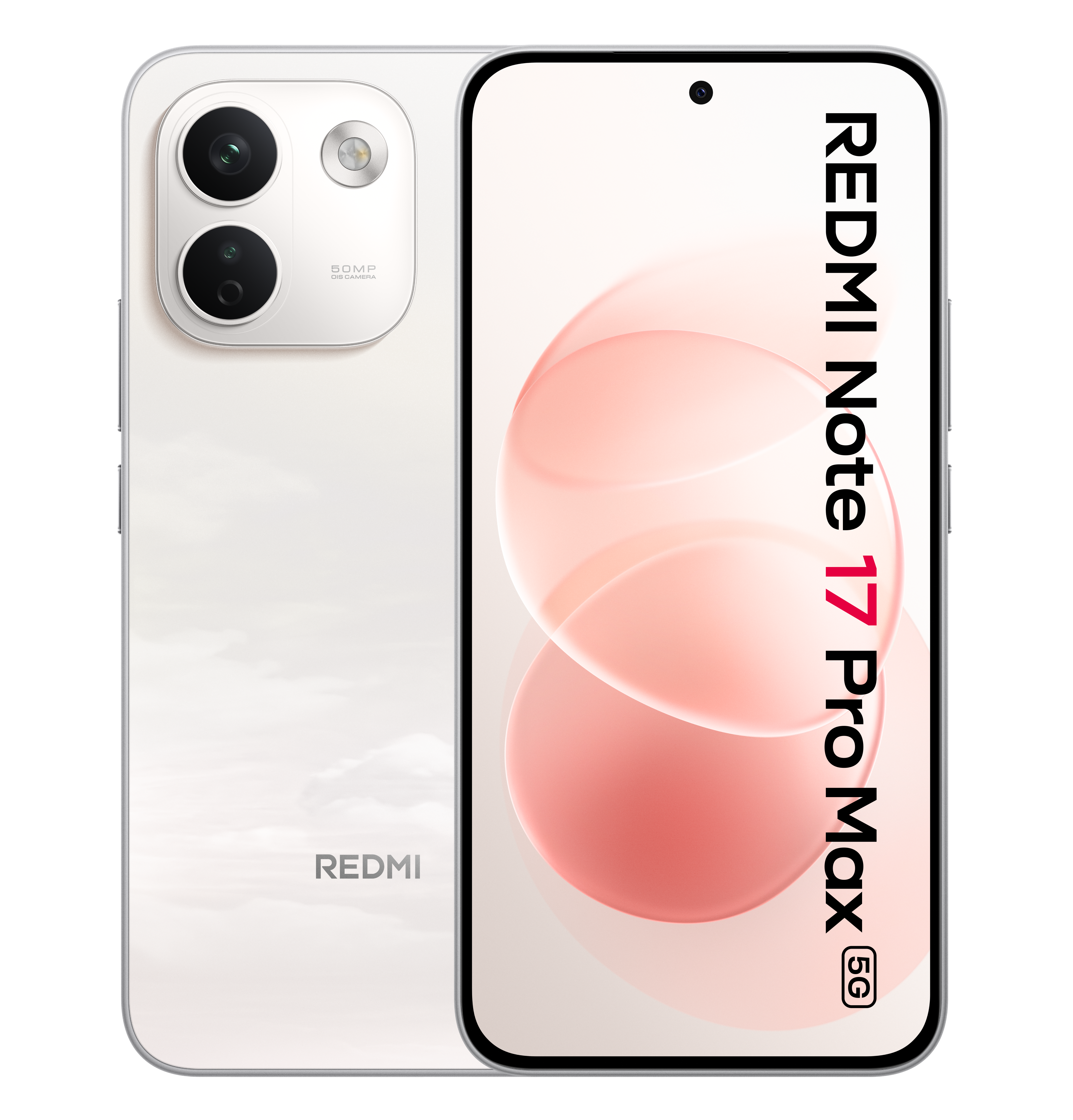 Redmi Note 17 Pro Max 5G - Cloud Blush - 8GB RAM / 256GB ROM Smartphone