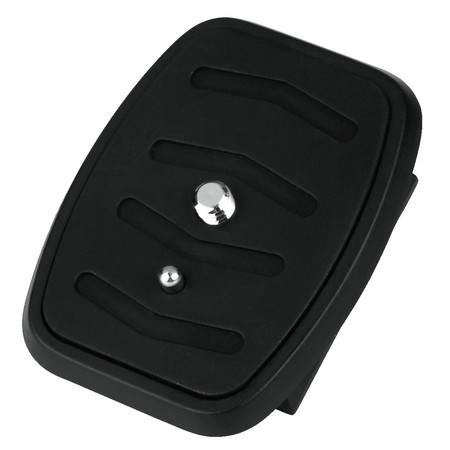 Quick Release Plate for Tripods Star 55/56/57 with Videopin Schwarz Stativ