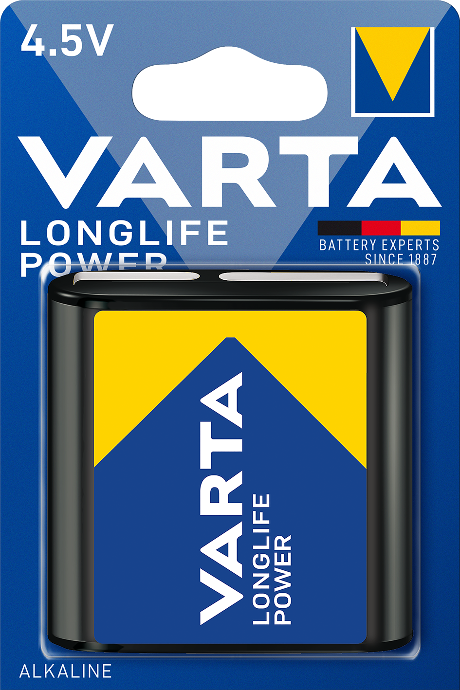 LONGLIFE Power 4,5V, 1er Blister Batterie