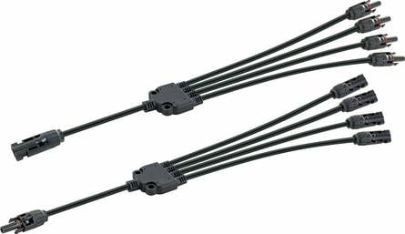 SOMC4214 - Solarstecker 4in1 Adapterkabel Set 35 cm