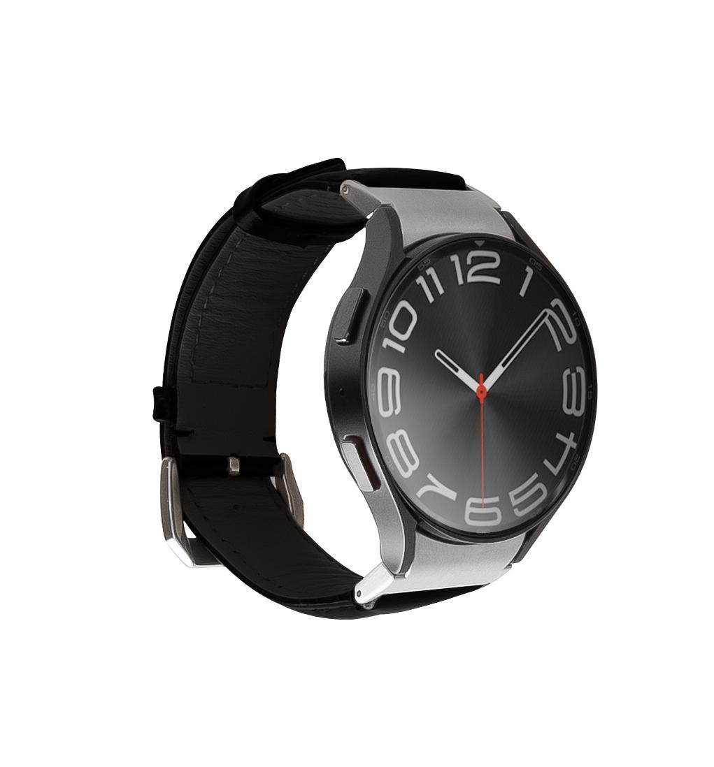 Classic Armband für Samsung Galaxy Watch - Neue Version mit Pin für Schnellverschluss