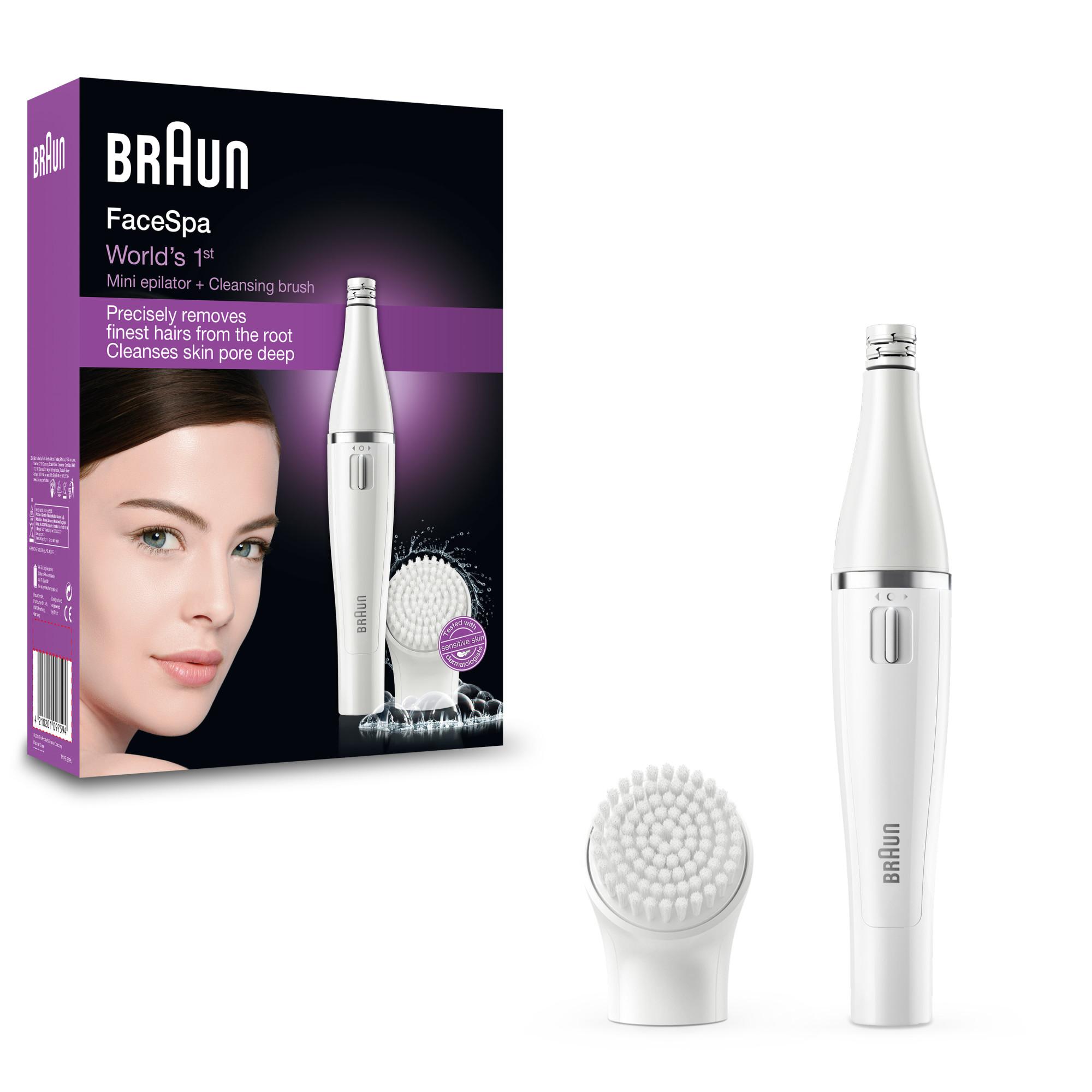 Face 810 Gesichtsepilierer und Gesichtsreinigungsbürste