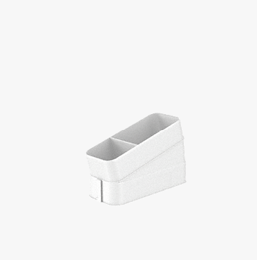 DFK-BH 15 Flachkanalbogen horizontal