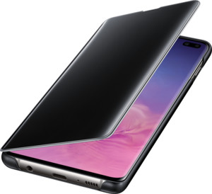 Clear View Cover EF-ZG975 für Galaxy S10+, schwarz