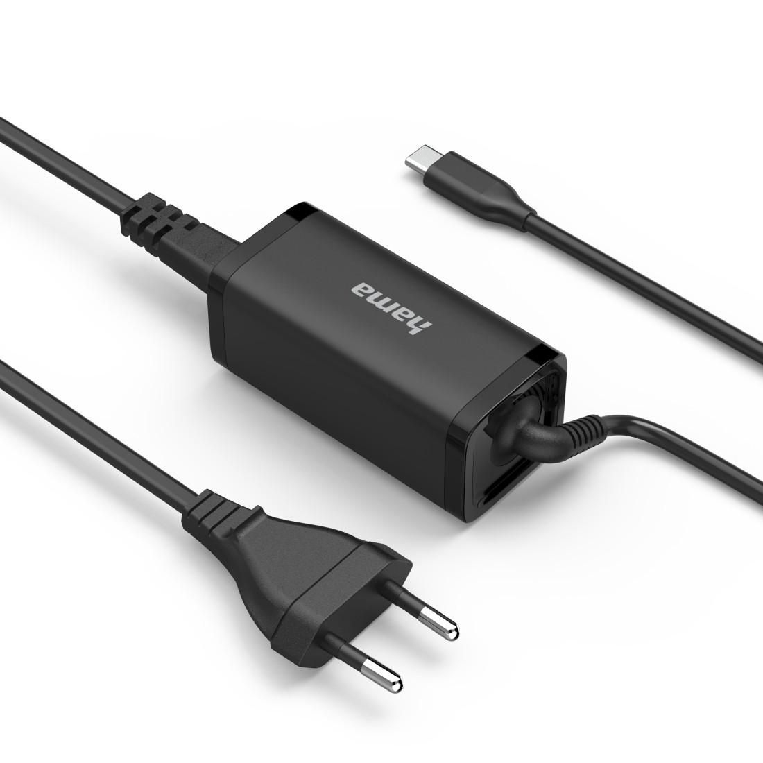 Universal-USB-C-Notebook-Netzteil, GaN, Power Delivery (PD), 5-20V/45W (00200022)