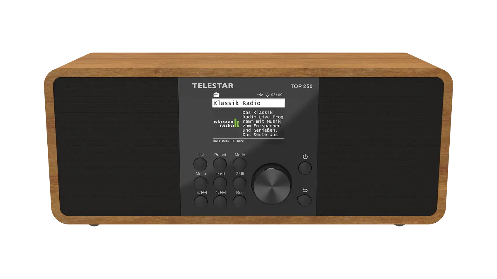 DAB+ Internetradio TOP 250 Holz