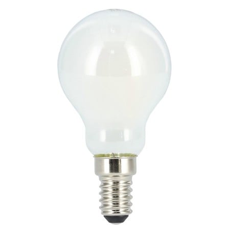 LED-Filament E14, 470lm ersetzt 40W, Tropfenlampe, matt, Warmweiß 00112839