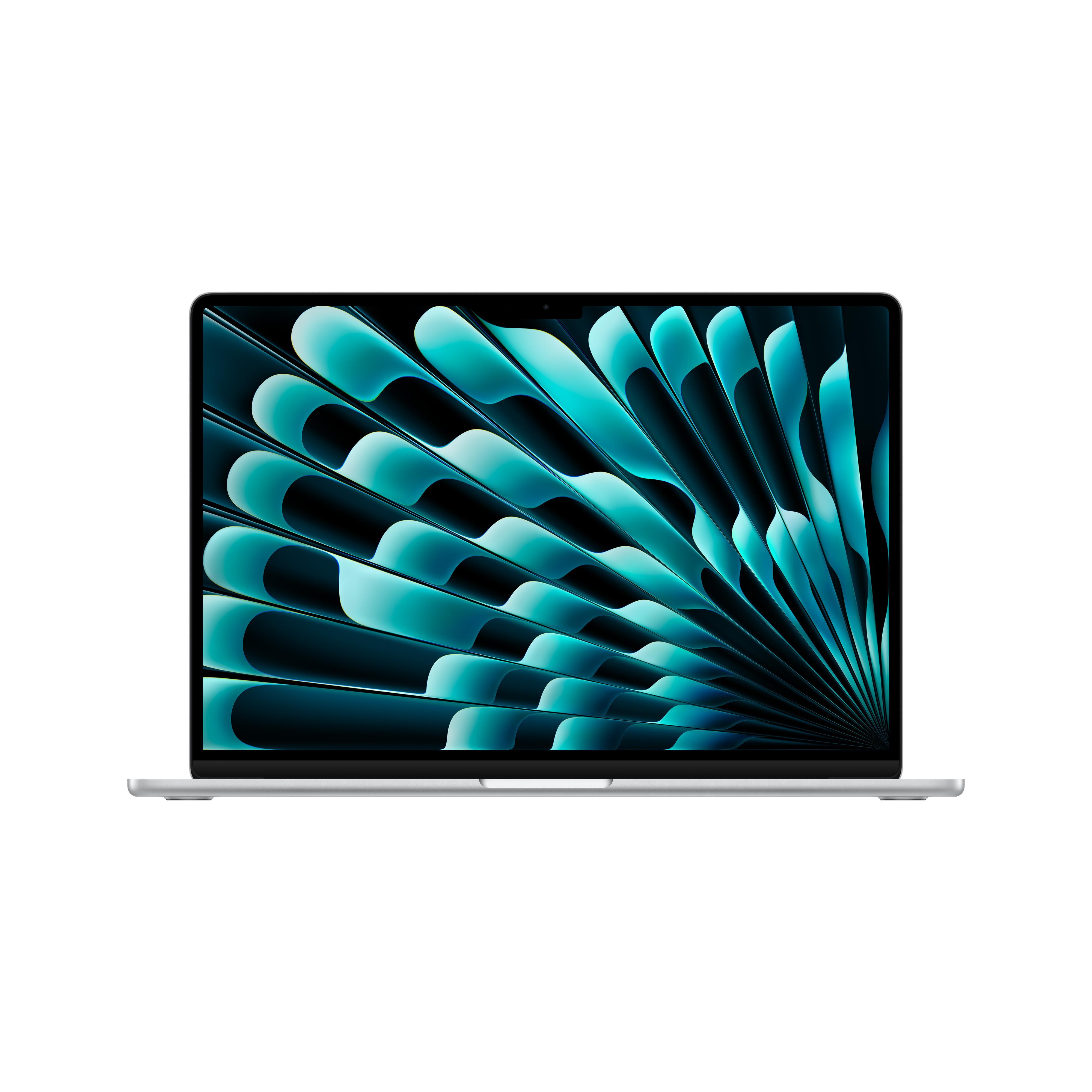 MacBook Air (15"), 2025, Silber, M4, 10-Core-CPU, 10-Core-GPU, 16GB, 256GB