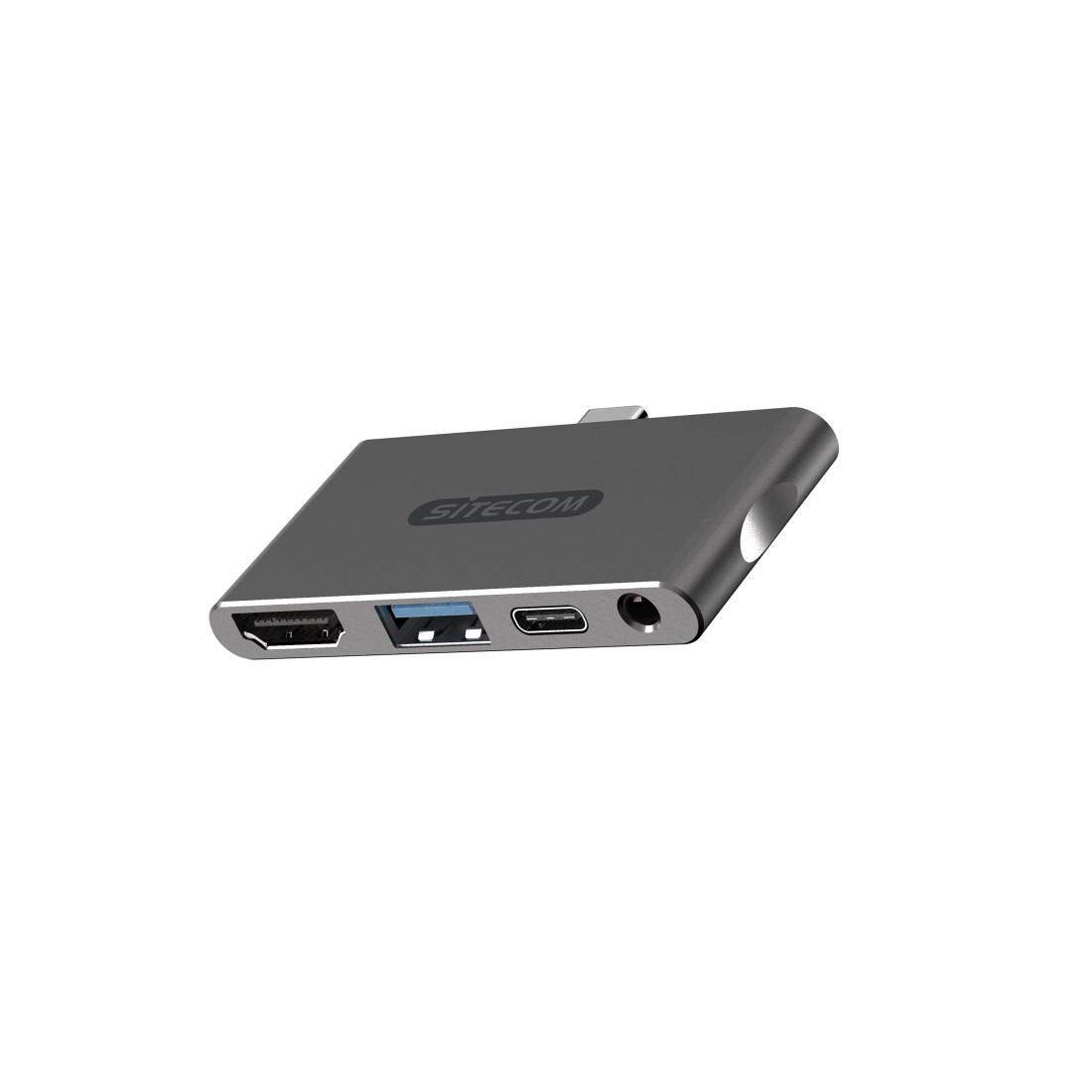 Mobile Adapter "CN-392", USB-C3.1-Steck. a. Multi-Buchse,100W USB-C Pow.De. (00191229)