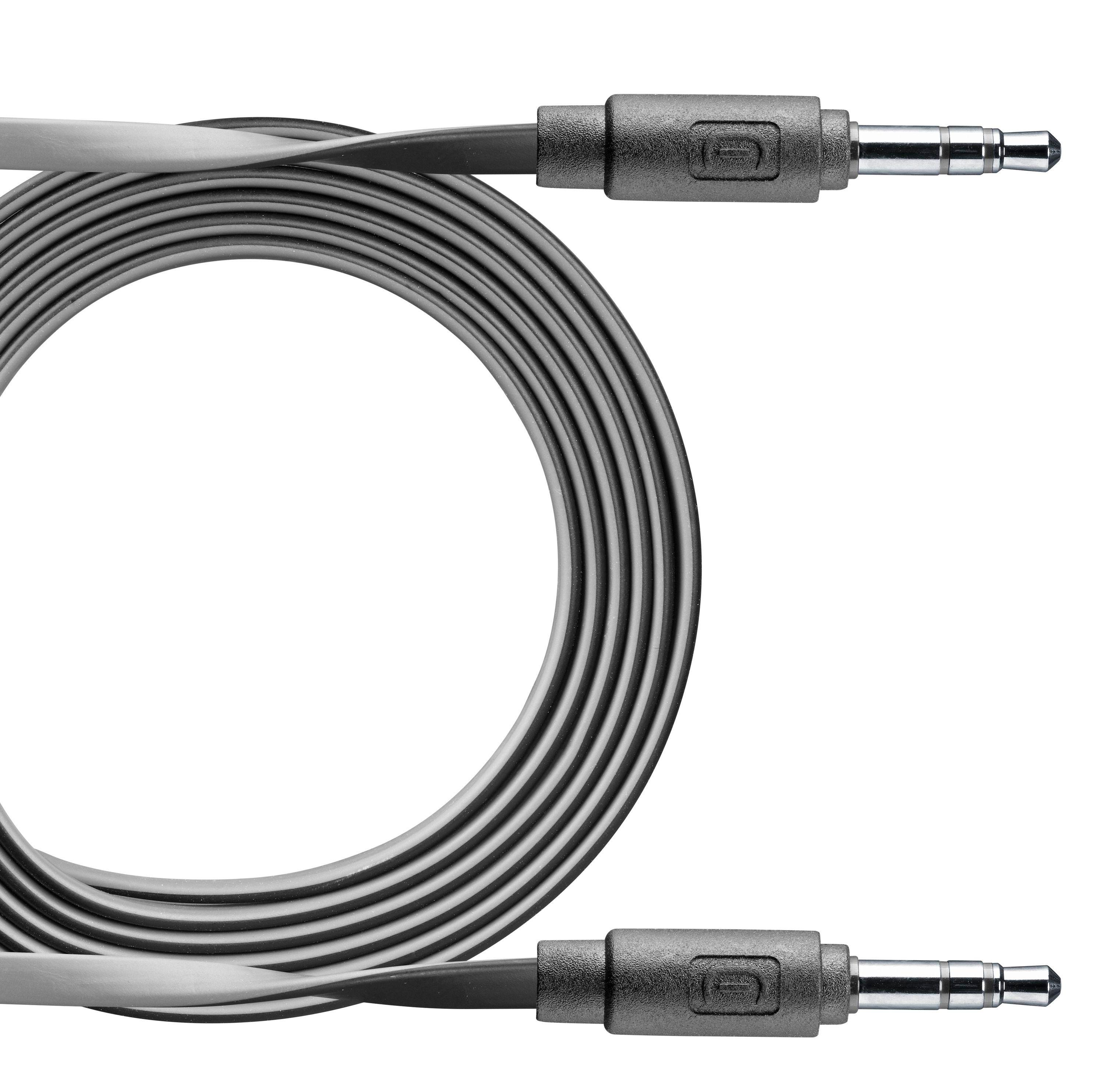 Audio Adapter Kabel 3,5mm zu 3,5mm Klinkenanschluss 1m Black