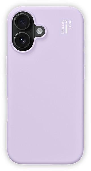 Silicone Case MagSafe iPhone 16 Lavender Milk Handyhülle