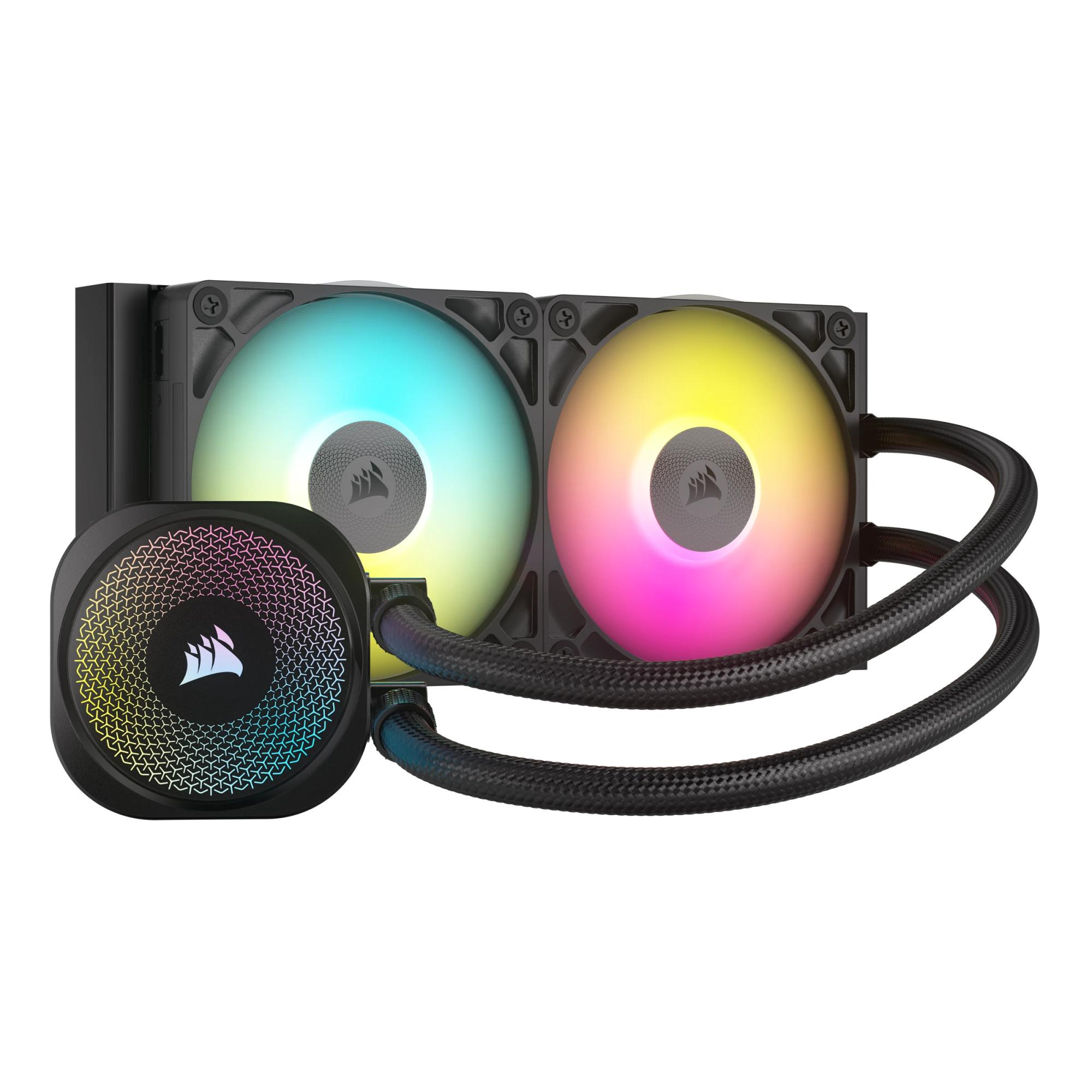 iCUE LINK TITAN 240 RX RGB AIO Wasserkühlung, Schwarz