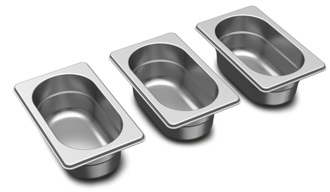 FlexTop3-Bowls Gar-/Lagerschalen, 3 Stück Outdoorküchen-Zubehör