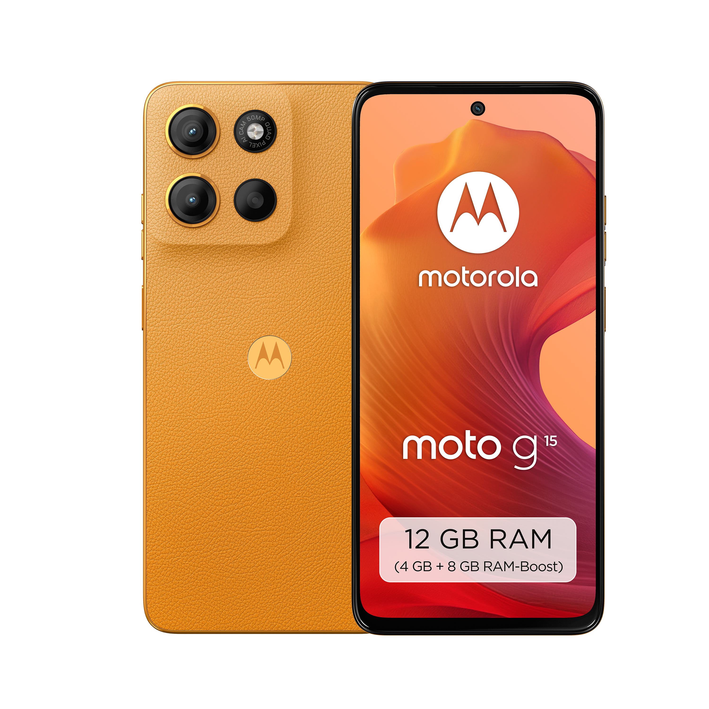moto G15 4GB + 128GB Sunrise Orange Smartphone