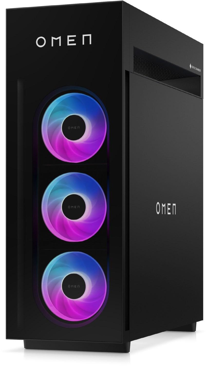 OMEN MAX DT GT23-0695ng, Schwarz, AMD Ryzen 9 9900X3D, 64 GB, 4 TB M.2 SSD, NVIDIA GeForce RTX 5090 Gaming-PC