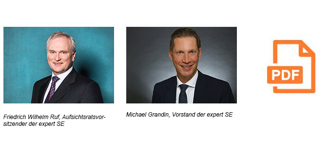 Pressematerial: Veränderung im expert-Vorstand