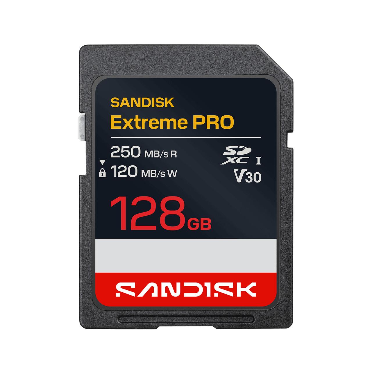 SANDISK Extreme PRO SDXC 128GB 120 MB/s
