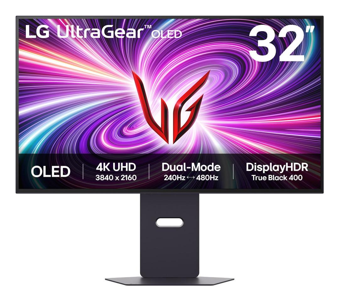 UltraGear 32GX870A-B.AEU, Schwarz, 32 Zoll, 4K, OLED, 480 Hz, 0,03 ms
