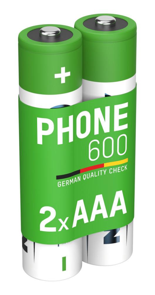 Batterie Nickel-Metallhydrid-Akku Micro AAA Typ 600