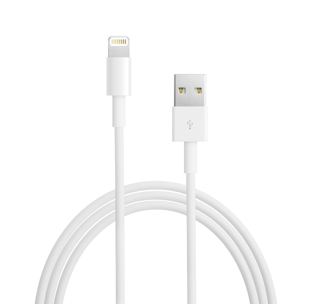 Lightning auf USB Kabel 0,5m weiß
