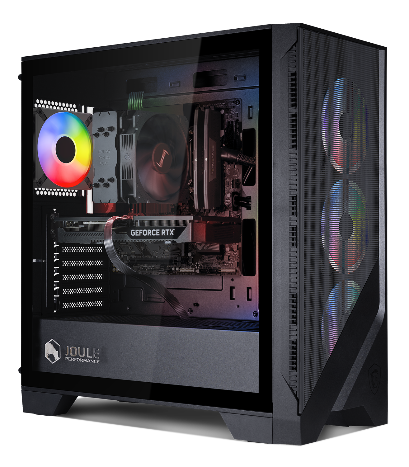 Gaming Desktop, Schwarz, AMD Ryzen 5 8400F, 16GB DDR5, 1TB SSD, GeForce RTX 5060