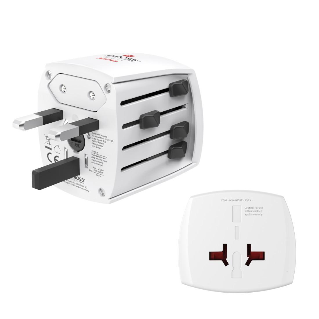 Weltreiseadapter "MUV Micro", 2-polig (00223466)