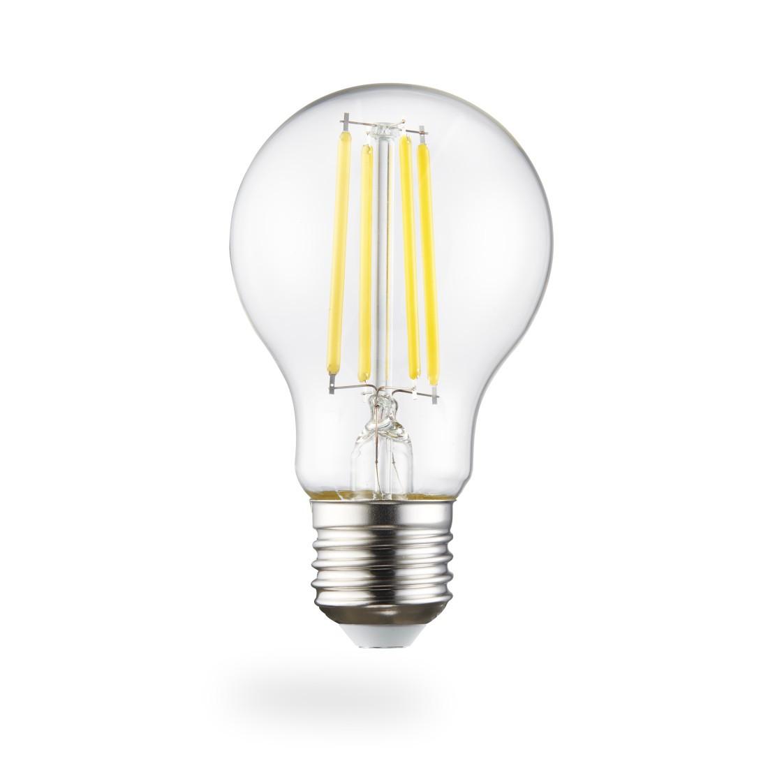 LED-Filament, E27, 806lm ersetzt 60W, Glühlampe, Warmweiß, klar (00112927)