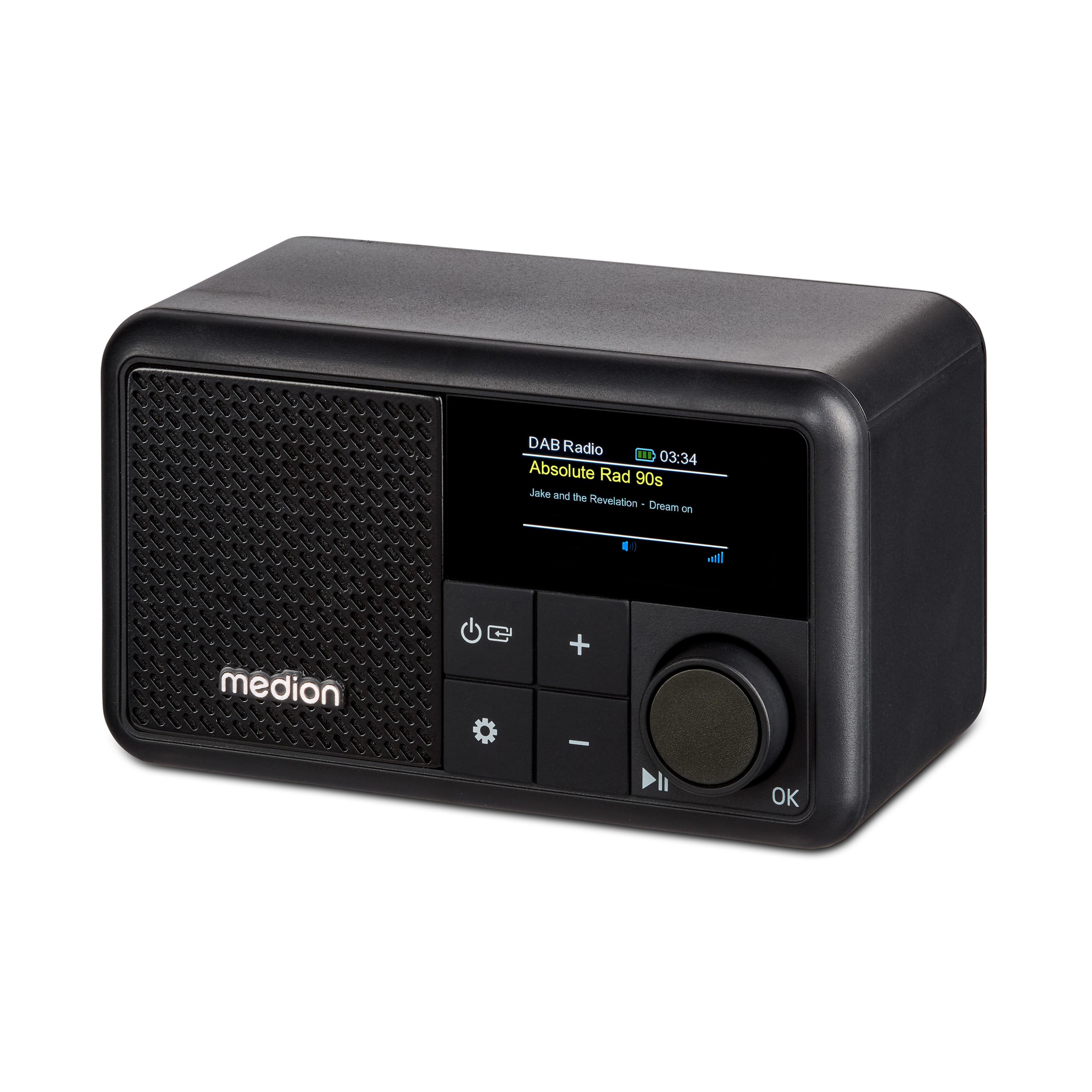 LIFE S66822 (MD44822) schwarz DAB+ Radio