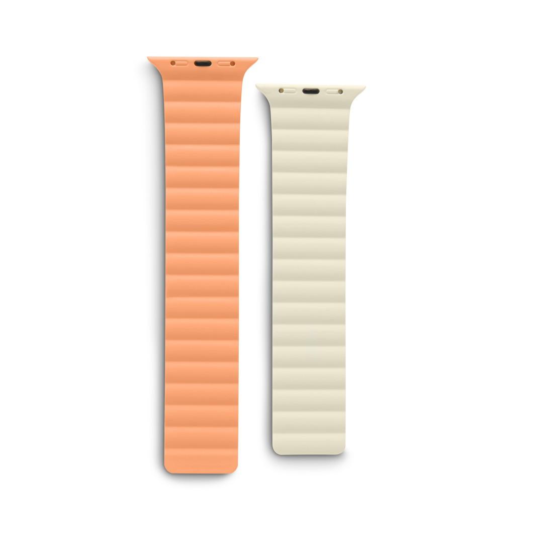 Magnetarmband "Fantastic Feel" für Apple Watch 38/40/41mm, Orange/Beige (00136837)
