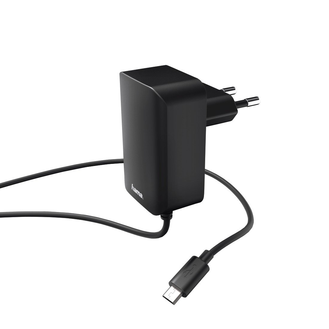 Ladegerät, Micro-USB, 2,4 A, Schwarz (178301)