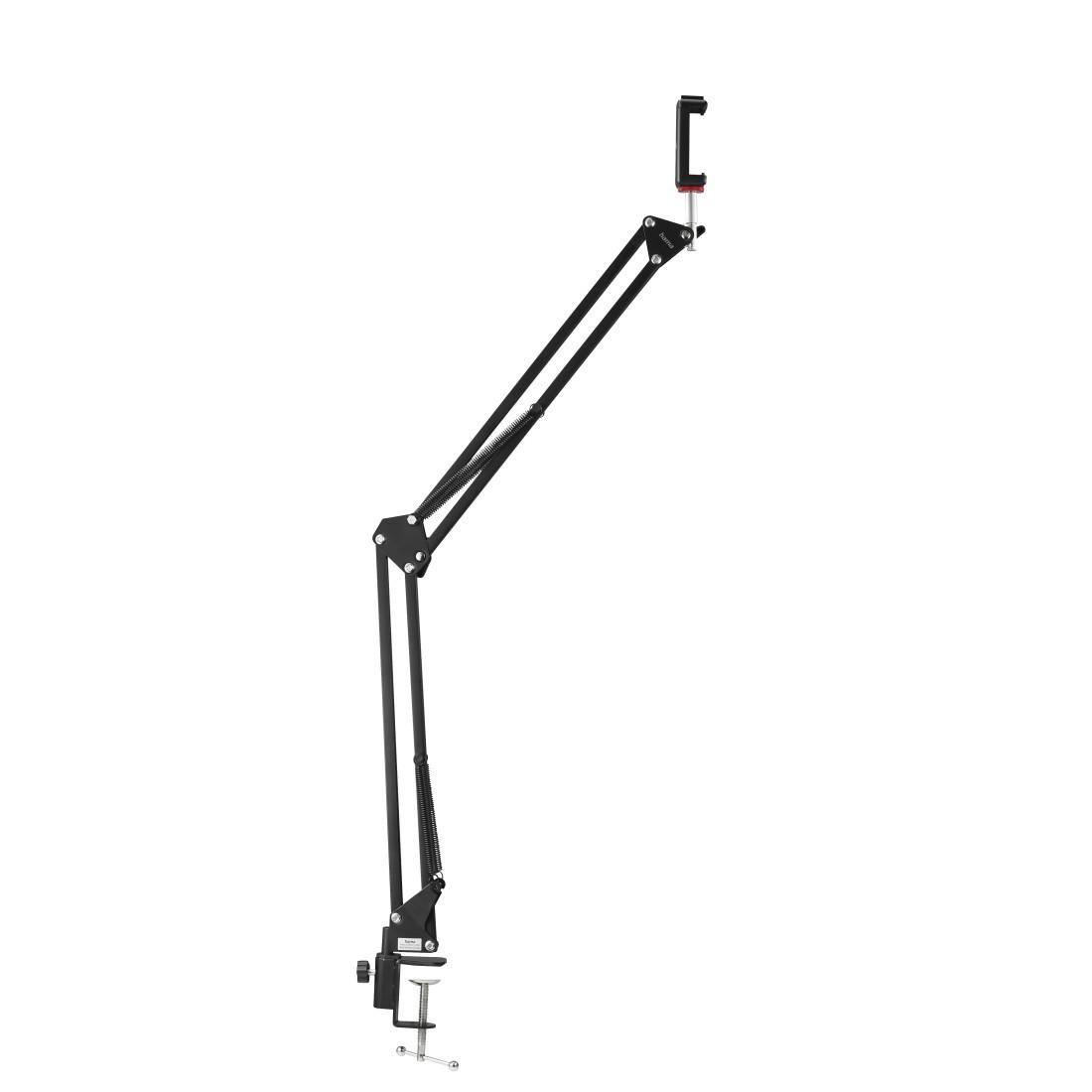 Flexibler Gelenkarm "700 II", ¼", max. 70cm, Smartphone-Halter, Tischklemme (00004660)