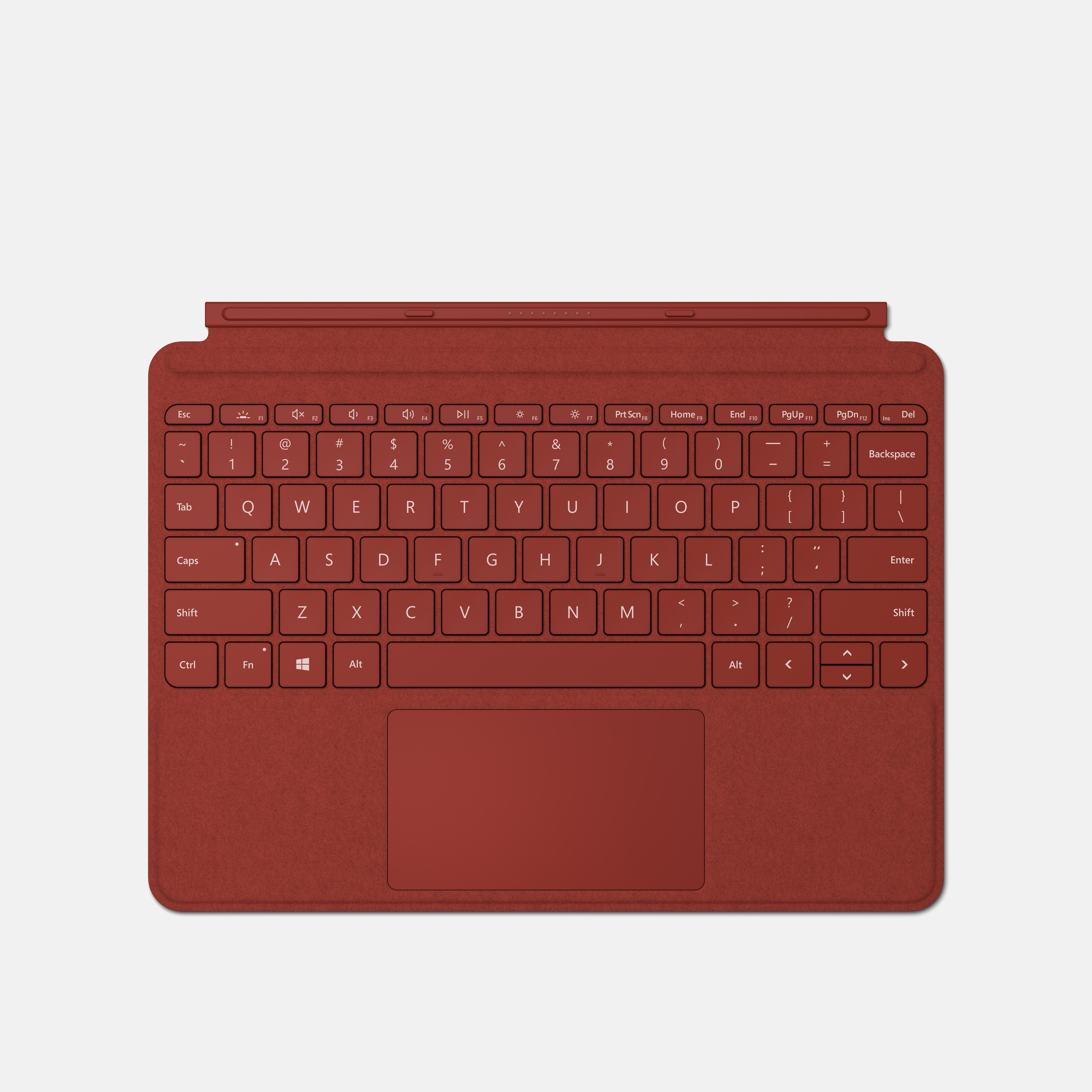 Surface Go Type Cover mohnrot Tablet-Tastatur