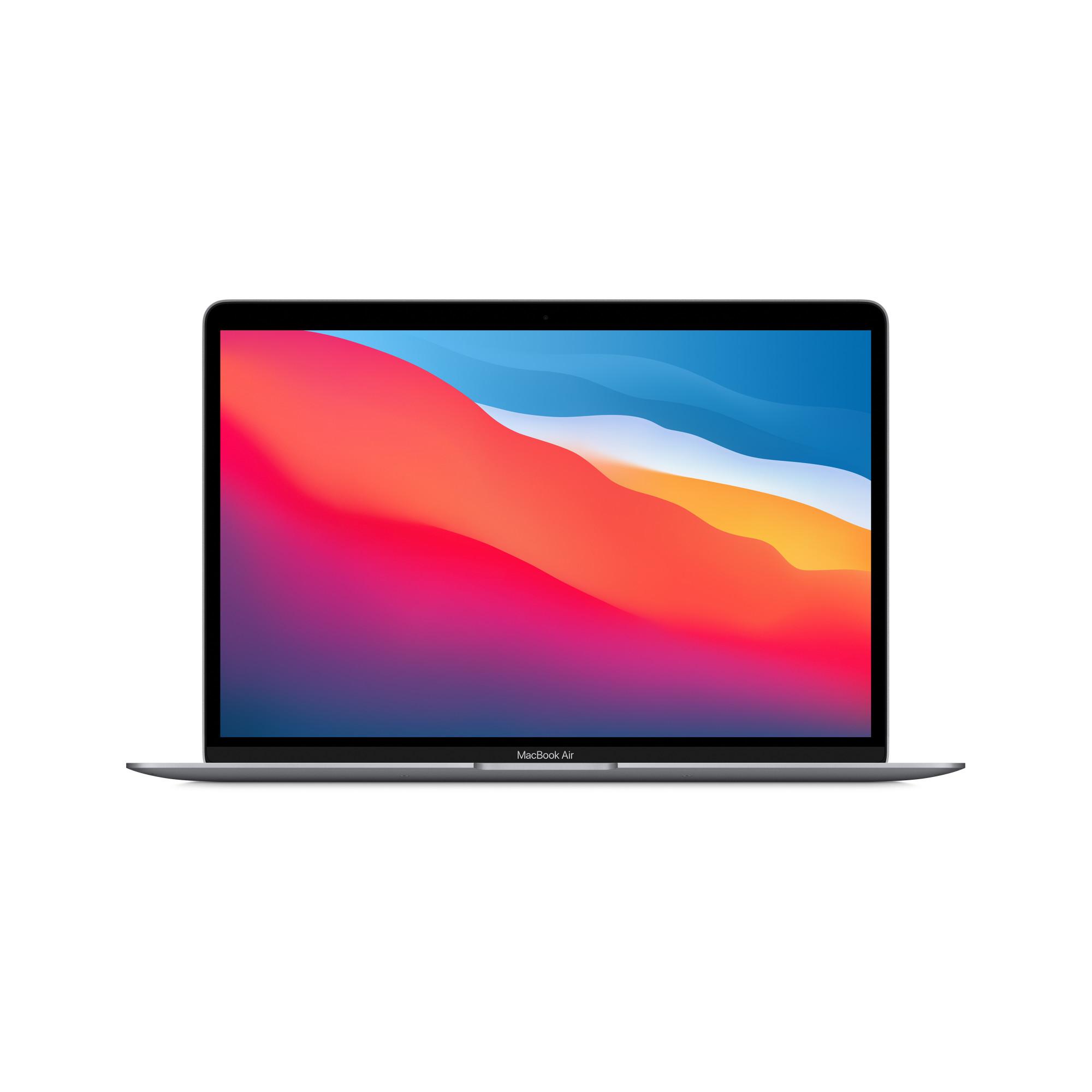 MacBook Air, Space Grau, 13 Zoll, 2020, Apple M1, 8-Core-CPU, 7-Core-GPU, 8GB, 256GB SSD
