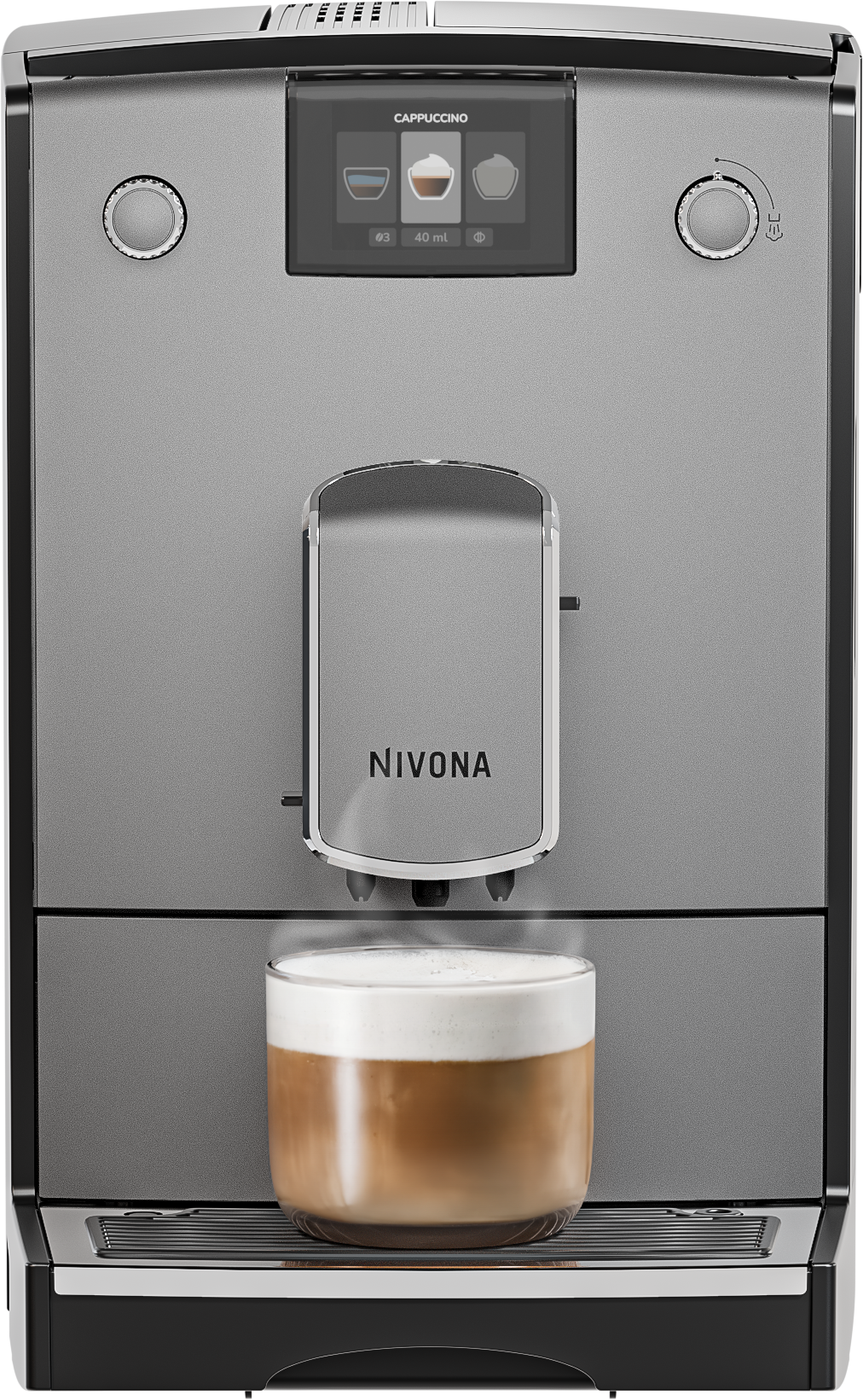 CafeRomatica NICR 695, Titan/Chrom Kaffeevollautomat