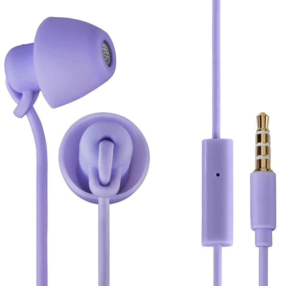 EAR3008LP Kopfhörer "Piccolino", In-Ear, Mikrofon, ultraleicht, Lila (00132636)
