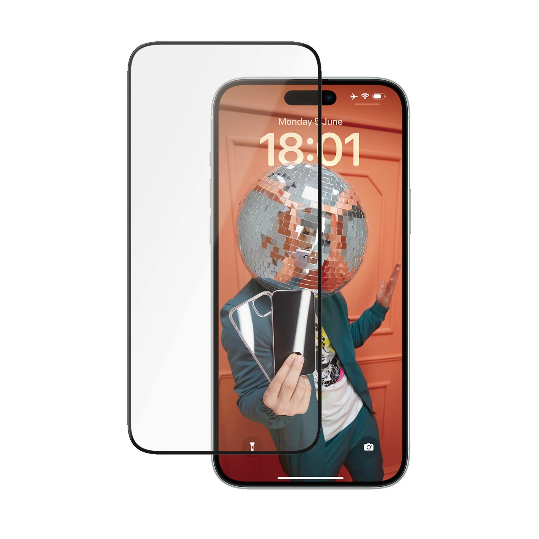 PanzerGlass Ceramic Protection for iPhone 15 Plus | Ultra-Wide Fit mit EasyAlignerr