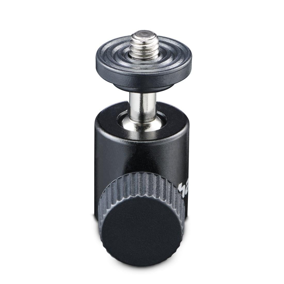 Kugelkopf für Stative, 38 mm Höhe, für 1/4" Gewinde, Ø 20 mm, Schwarz (00005000)