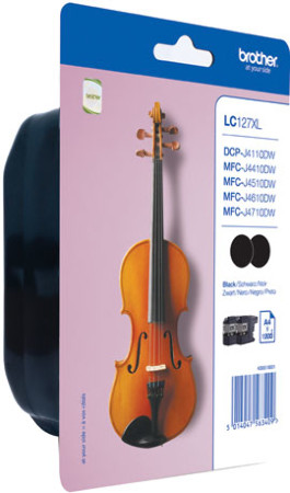 Tintenpatrone LC127XLBKBP2DR TwinPack schwarz