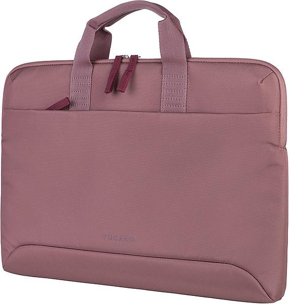 Smilza Super Slim Tasche für Laptop und MacBook bis 15,6 Zoll, Pink