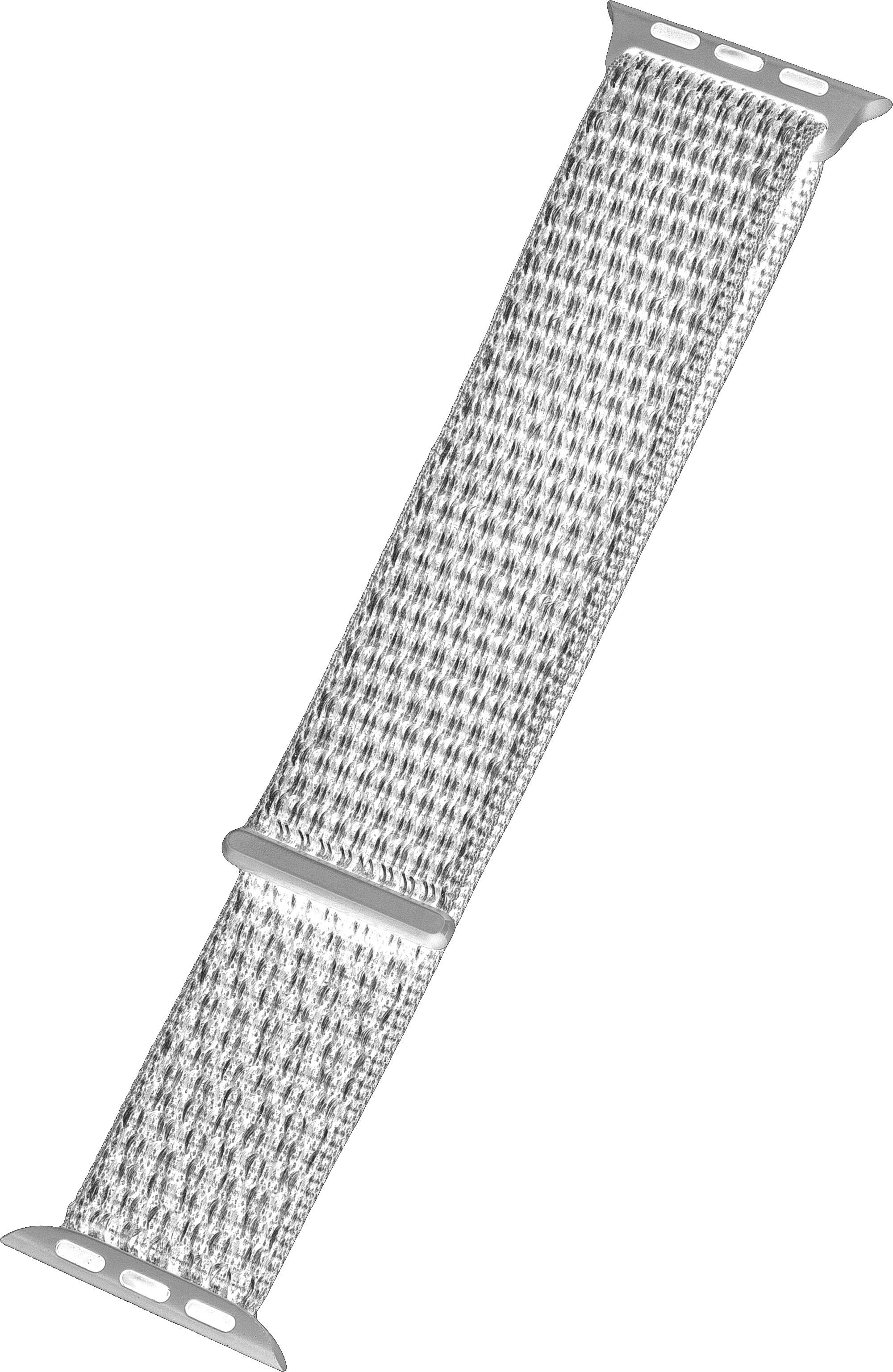 Watch Band für Apple Watch 41/40mm (Series 4-9), 38mm (Series 1-3) Nylon White (18057)
