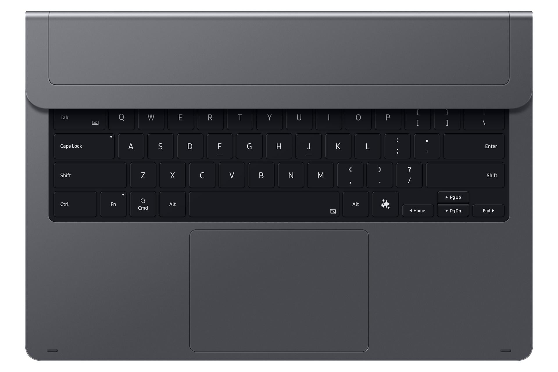 Pro Keyboard für das Galaxy Tab S11 Ultra | Tab S12 Ultra, Gray Tablet-Tastatur mit Bookcover