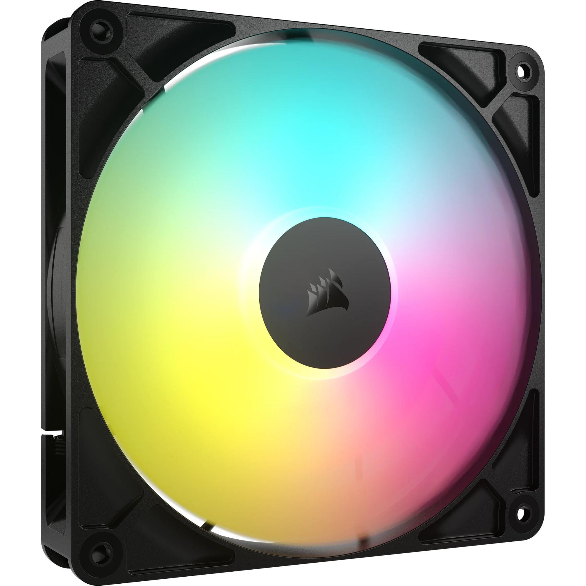 RS140 ARGB 140mm PWM, 1 Stück, Schwarz