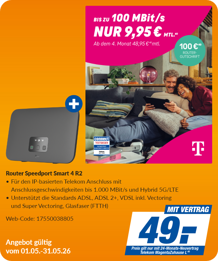 MagentaZuhause L mit Speedport Smart 4 R2